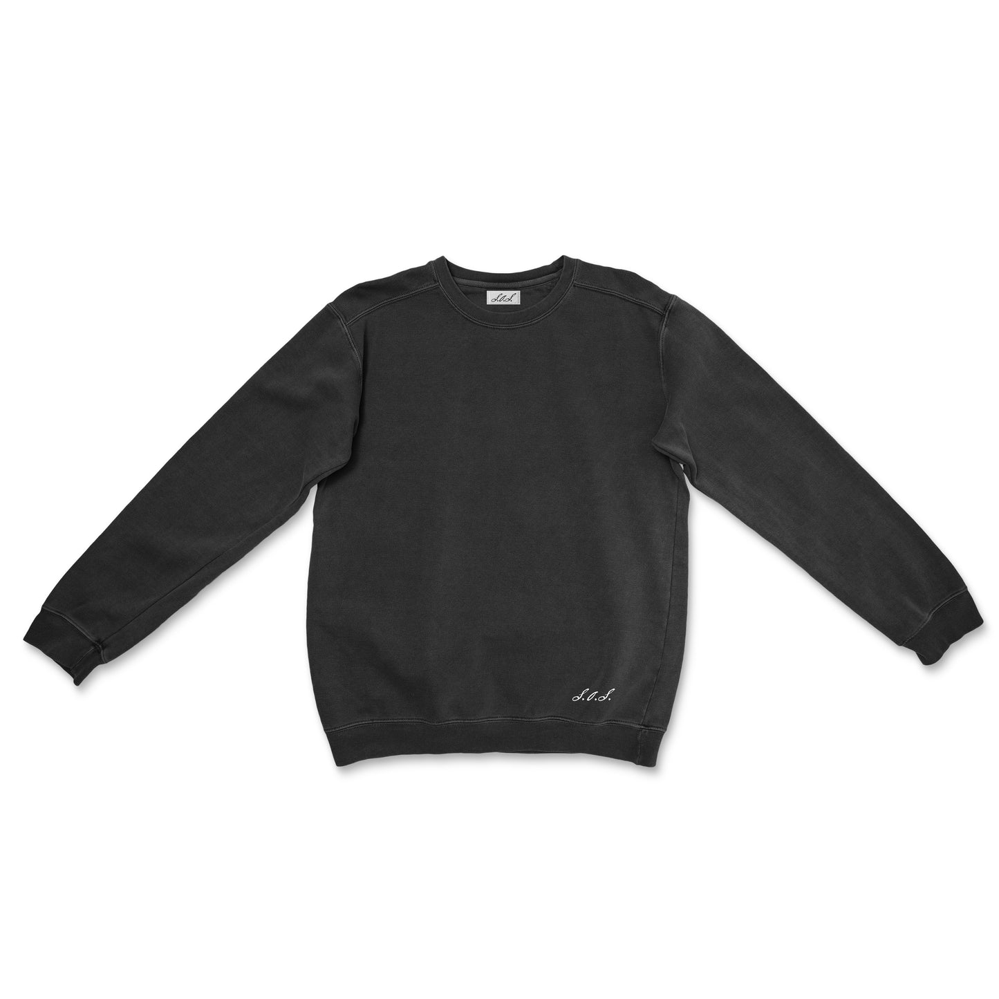 Vintage Sos Embroidered Crew Heather Black (Unisex)